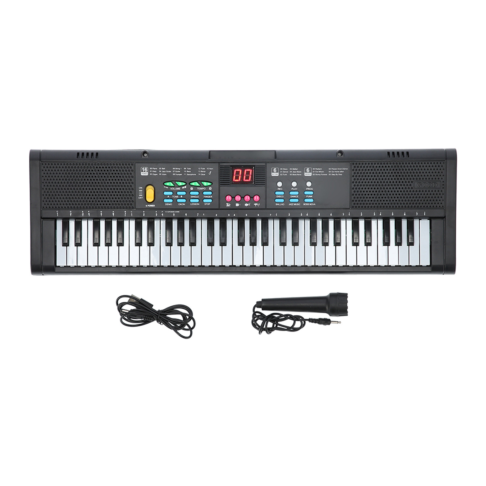 Keyboard Piano 61 Key - Kinderklavier Piano Instrument 61 Toetsen Elektrisch