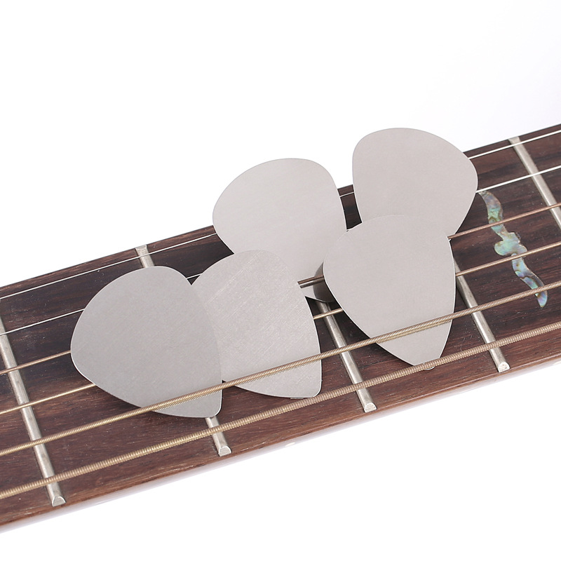 Electric Guitar Pick Pack - Set van 10 roestvrijstalen metalen plectrums