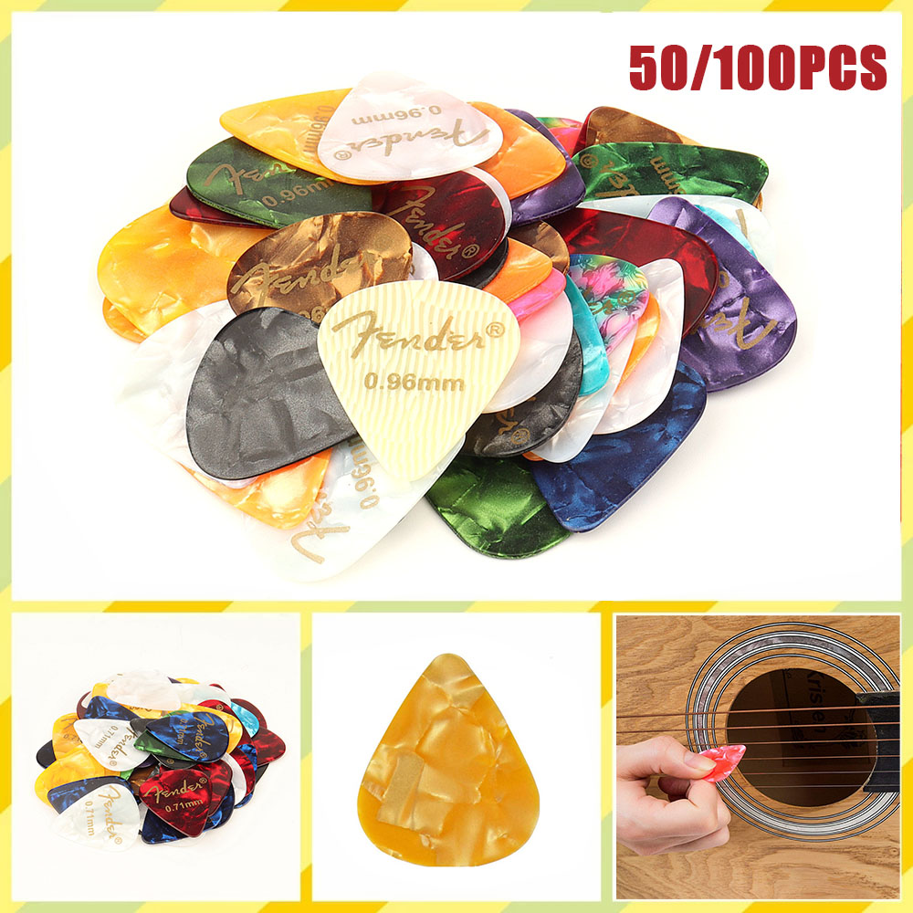 Electric Guitar Pick Pack - 50 & 100 Stuks Nieuwe Akoestische