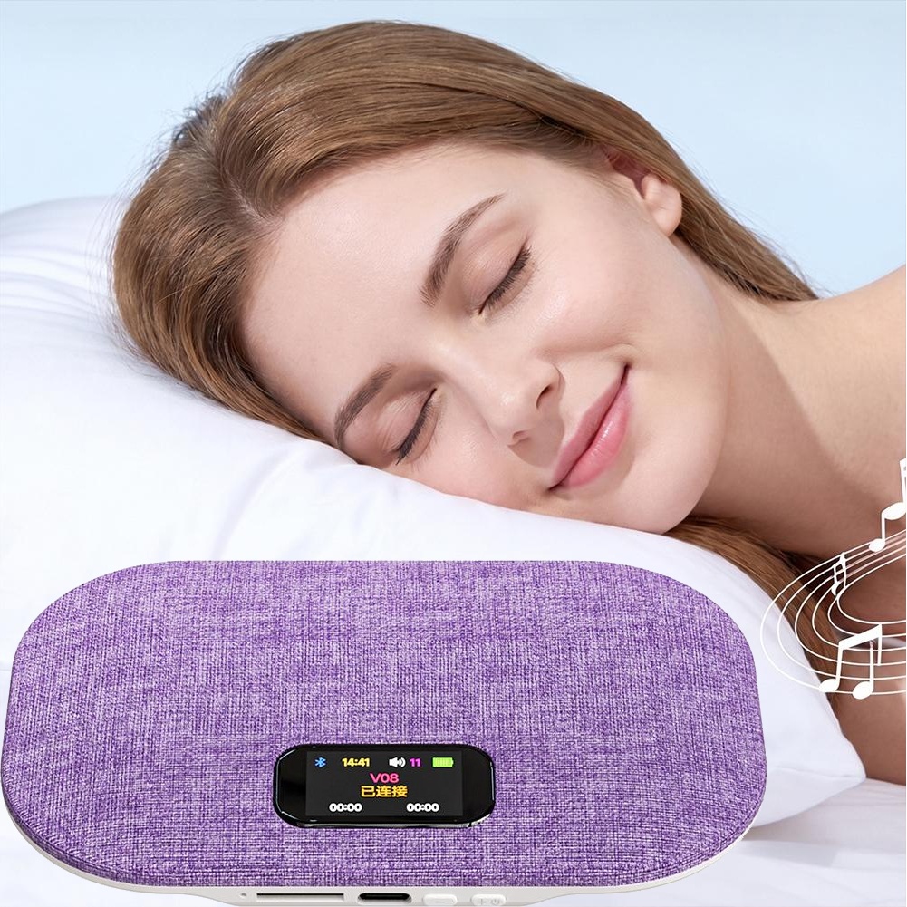 Audio Music To Lyrics - Slaapkamerkussenluidspreker voor het slapen, multifunctionele Bluetooth-muziekspeler