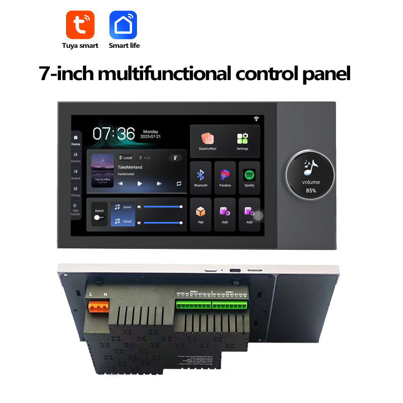 Audio Music System For Home - 7 inch Android 11 Alexa Voice