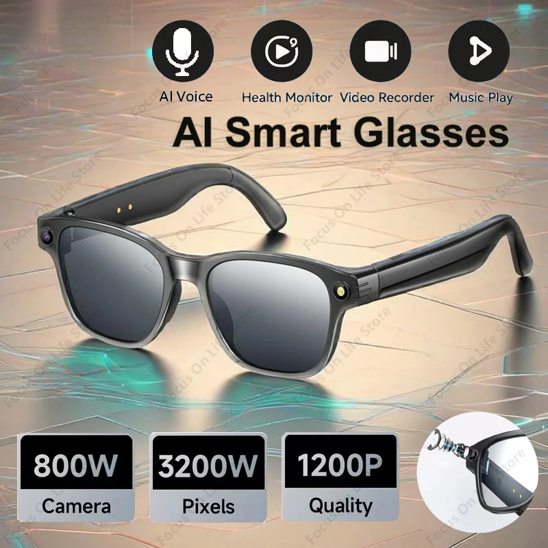 Audio Music To Video Ai Free - AI Smart Glasses 8 Megapixel Camera