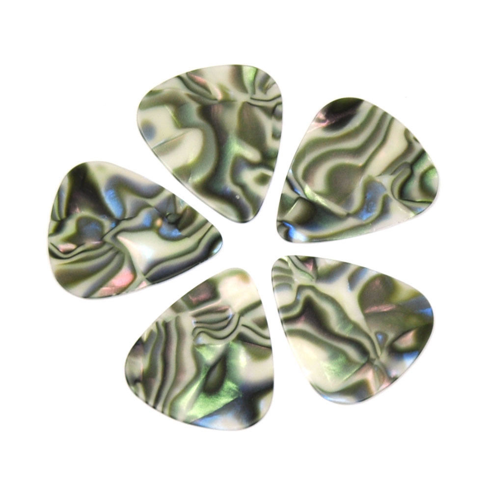 Electric Guitar Pick Pack - 100 stks/partij Abalone Seashell 0.71mm Medium