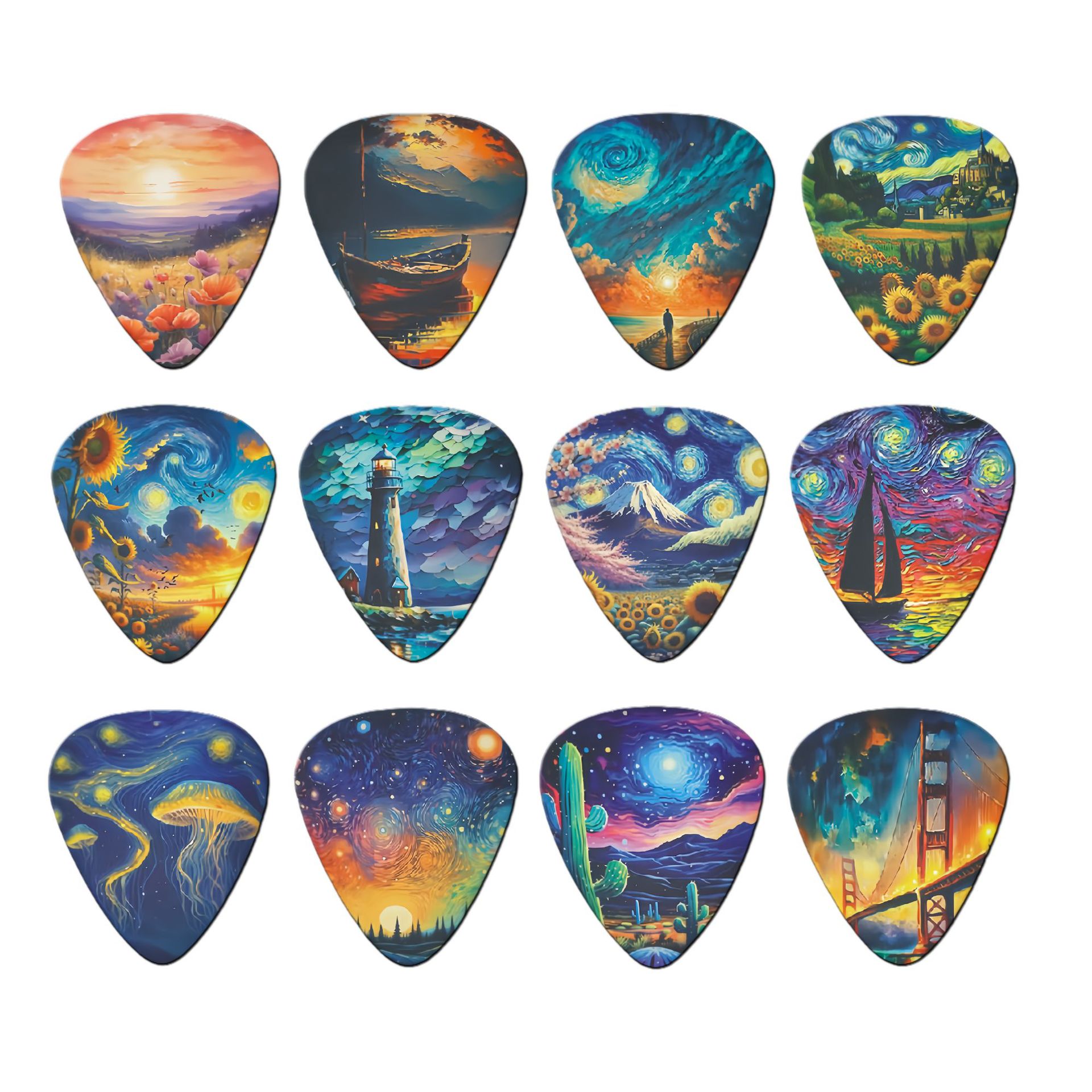 12 Stuks Plectrums 0.46mm 0.71 - Electric Guitar Pick Pack recensie en prijs