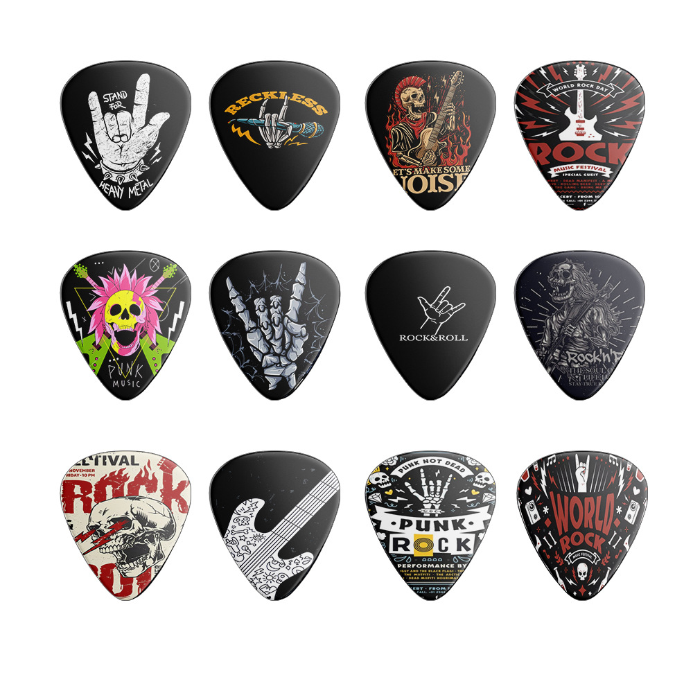 12 Stuks Plectrums 0.46mm 0.71 - Electric Guitar Pick Pack recensie en prijs