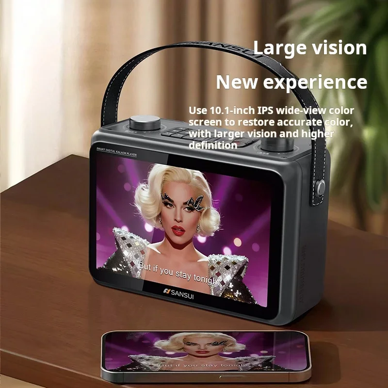 SANSUI K115 LED-scherm 10,1-in - Audio Music To Lyrics recensie en prijs