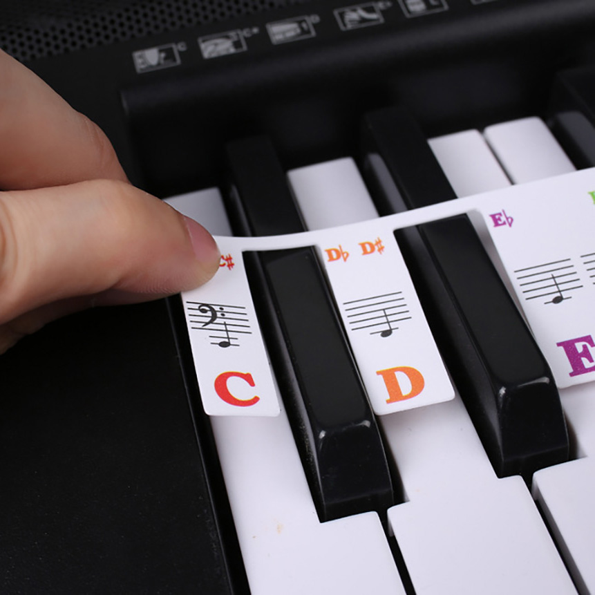 Pianotoetsenbordstickers 88/61 - Keyboard Piano 61 Key recensie en prijs