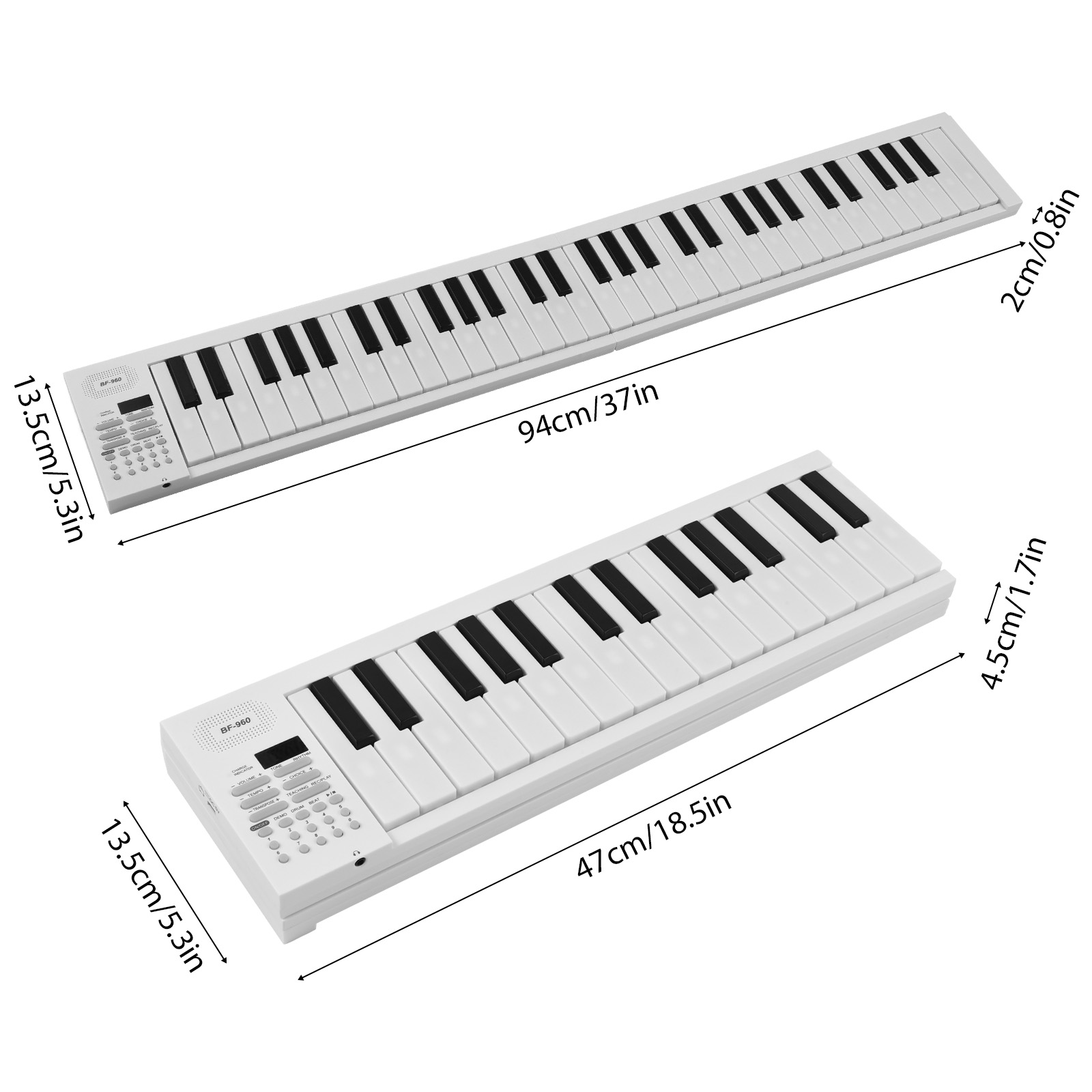 61-Key Opvouwbare Elektronisch - Keyboard Piano 61 Key recensie en prijs