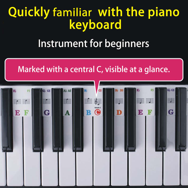 Gids voor pianonoten voor begi - Keyboard Piano 61 Key recensie en prijs