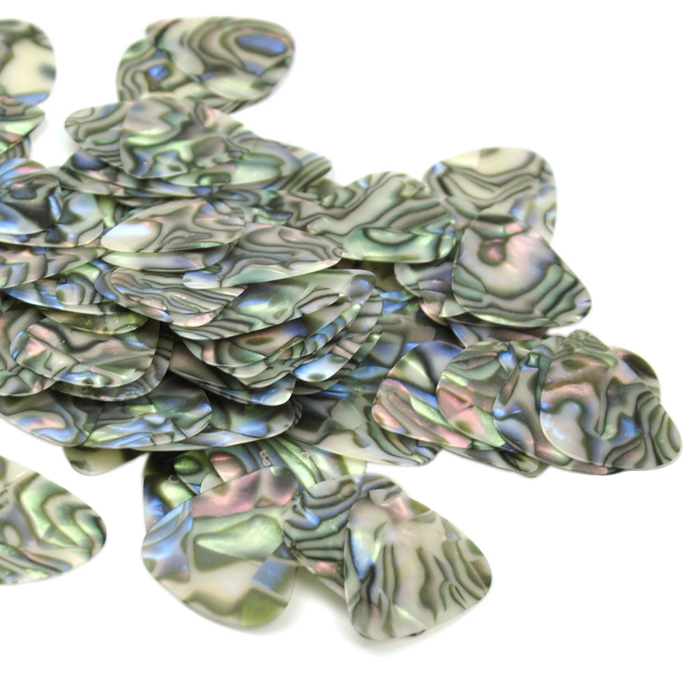 100 stks/partij Abalone Seashe - Electric Guitar Pick Pack recensie en prijs