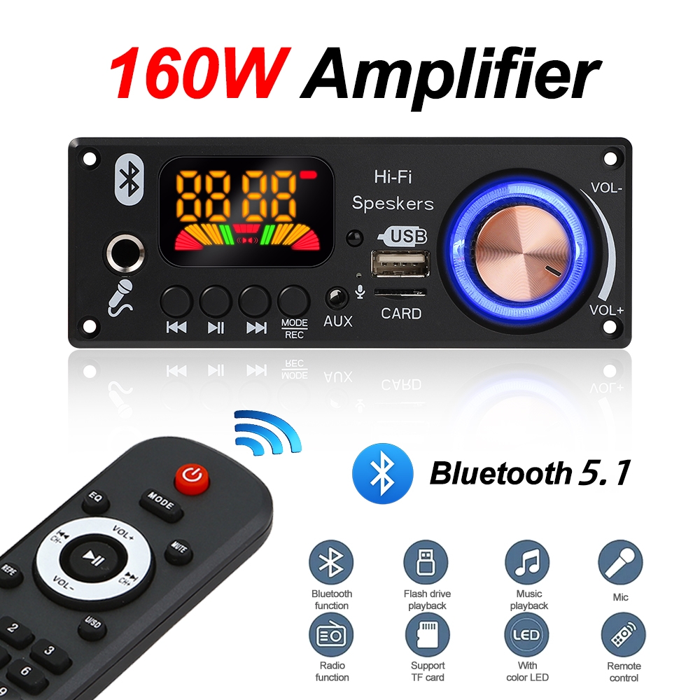 Bluetooth 5.1 Diy 160W Verster - Audio Music Volume recensie en prijs